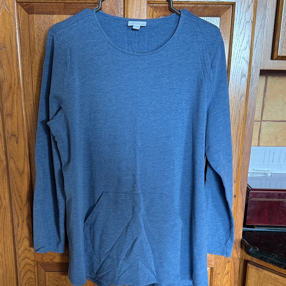 J. Jill Classic Blue Long Sleeve Tee